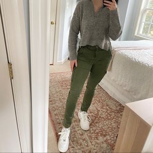 Green Cargo Style Pants